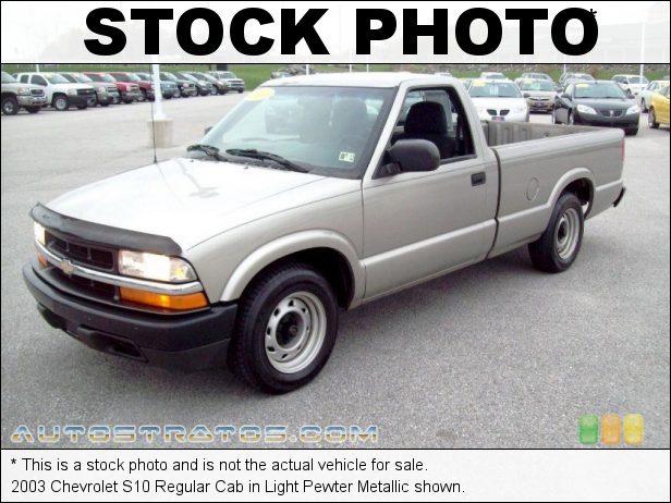 Stock photo for this 2003 Chevrolet S10 Regular Cab 4.3 Liter OHV 12V Vortec V6 5 Speed Manual