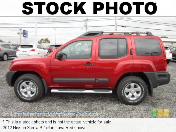 Stock photo for this 2012 Nissan Xterra S 4x4 4.0 Liter DOHC 24-Valve CVTCS V6 5 Speed Automatic