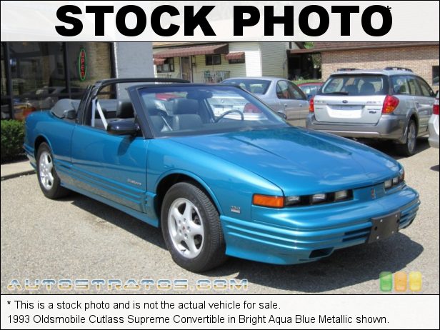 Stock photo for this 1994 Oldsmobile Cutlass Supreme Convertible 3.4 Liter DOHC 24-Valve V6 4 Speed Automatic