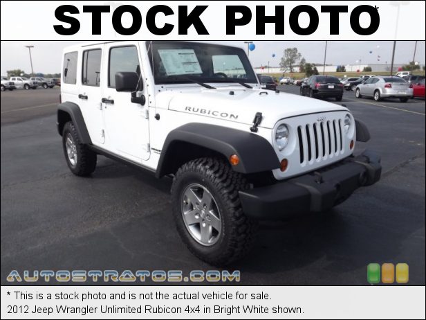 Stock photo for this 2012 Jeep Wrangler Unlimited Rubicon 4x4 3.6 Liter DOHC 24-Valve VVT Pentastar V6 5 Speed Automatic