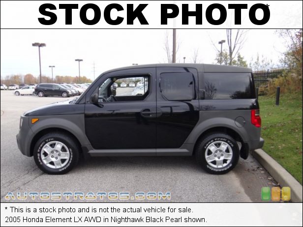 Stock photo for this 2005 Honda Element LX AWD 2.4 Liter DOHC 16-Valve 4 Cylinder 4 Speed Automatic
