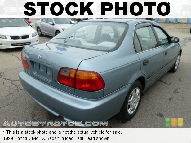 Stock photo for this 1999 Honda Civic LX Sedan 1.6 Liter SOHC 16V VTEC 4 Cylinder 4 Speed Automatic