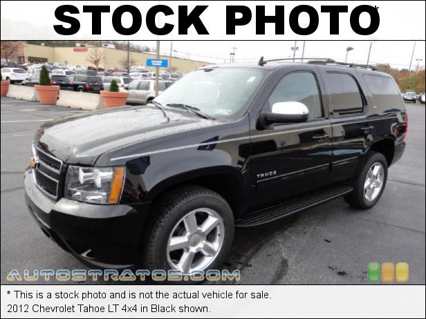 Stock photo for this 2012 Chevrolet Tahoe 4x4 5.3 Liter OHV 16-Valve VVT Flex-Fuel V8 6 Speed Automatic
