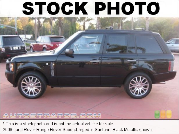 Stock photo for this 2009 Land Rover Range Rover Supercharged 4.2 Liter Supercharged DOHC 32-Valve V8 6 Speed CommandShift Automatic