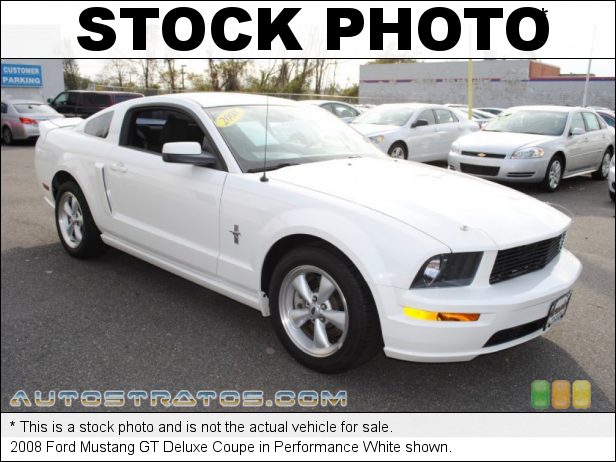 Stock photo for this 2008 Ford Mustang GT Deluxe Coupe 4.6 Liter Ford Racing Whipple Supercharged SOHC 24-Valve VVT V8 5 Speed Manual