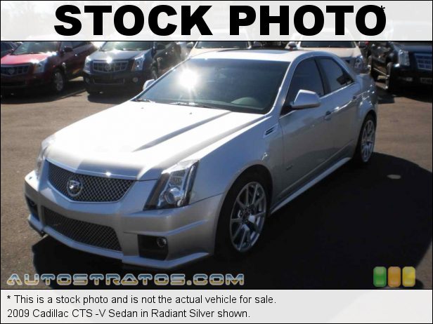 Stock photo for this 2009 Cadillac CTS -V Sedan 6.2 Liter Supercharged OHV 16-Valve LSA V8 6 Speed Automatic