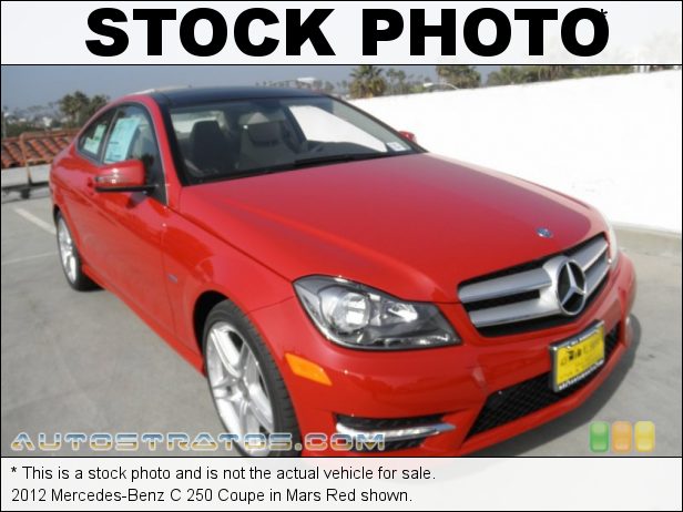 Stock photo for this 2012 Mercedes-Benz C 250 Coupe 1.8 Liter Turbocharged DI DOHC 16-Valve VVT 4 Cylinder 7 Speed Automatic