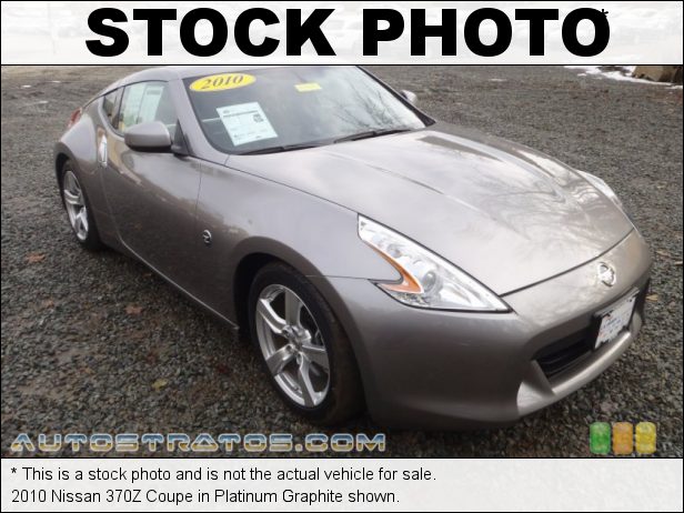 Stock photo for this 2010 Nissan 370Z Coupe 3.7 Liter DOHC 24-Valve CVTCS V6 6 Speed Manual