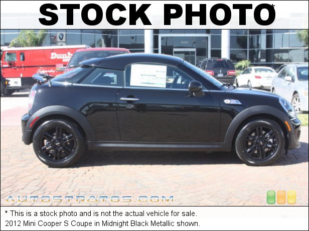 Stock photo for this 2012 Mini Cooper S Coupe 1.6 Liter DI Twin-Scroll Turbocharged DOHC 16-Valve VVT 4 Cylind 6 Speed Steptronic Automatic