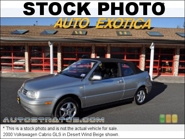 Stock photo for this 2000 Volkswagen Cabrio GLS 2.0 Liter SOHC 8-Valve 4 Cylinder 4 Speed Automatic Stock photo for this 2000 Volkswagen Cabrio GLS 2.0 Liter SOHC 8-Valve 4 Cylinder 4 Speed Automatic