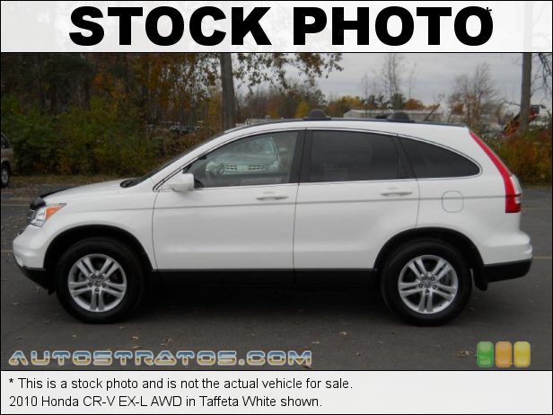 Stock photo for this 2010 Honda CR-V EX-L AWD 2.4 Liter DOHC 16-Valve i-VTEC 4 Cylinder 5 Speed Automatic Stock photo for this 2010 Honda CR-V EX-L AWD 2.4 Liter DOHC 16-Valve i-VTEC 4 Cylinder 5 Speed Automatic