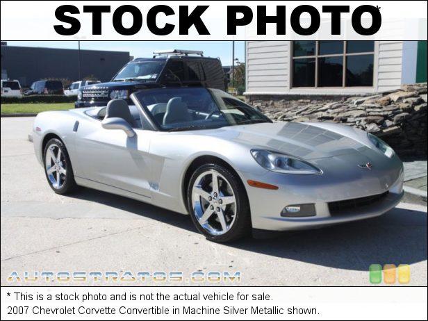 Stock photo for this 2007 Chevrolet Corvette Convertible 6.0 Liter OHV 16-Valve LS2 V8 6 Speed Automatic