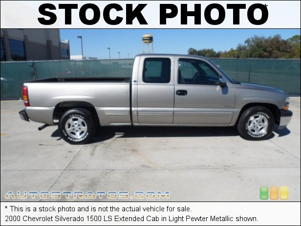 Stock photo for this 2000 Chevrolet Silverado 1500 LS Extended Cab 5.3 Liter OHV 16-Valve Vortec V8 4 Speed Automatic