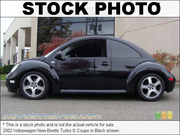 Stock photo for this 2002 Volkswagen New Beetle Turbo S Coupe 1.8L Turbocharged DOHC 20V 4 Cylinder 6 Speed Manual
