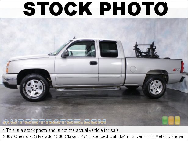 Stock photo for this 2006 Chevrolet Silverado 1500 Extended Cab 4x4 5.3 Liter OHV 16-Valve Vortec V8 4 Speed Automatic