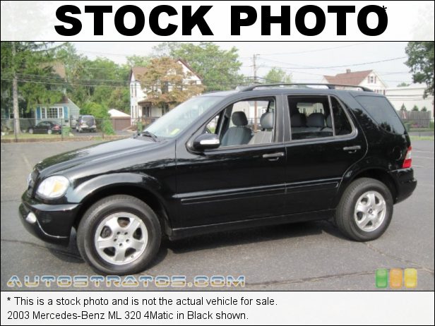 Stock photo for this 2003 Mercedes-Benz ML 320 4Matic 3.2 Liter SOHC 18-Valve V6 5 Speed Automatic
