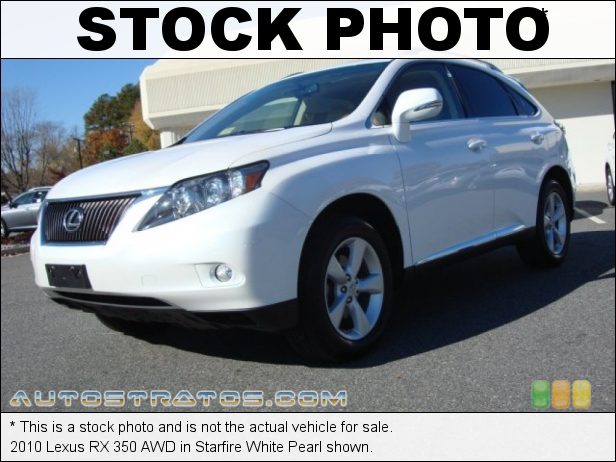Stock photo for this 2010 Lexus RX 350 AWD 3.5 Liter DOHC 24-Valve VVT-i V6 6 Speed ECT Automatic