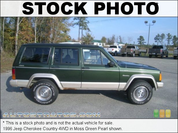 Stock photo for this 1997 Jeep Cherokee 4x4 4.0 Liter OHV 12V Inline 6 Cylinder 4 Speed Automatic