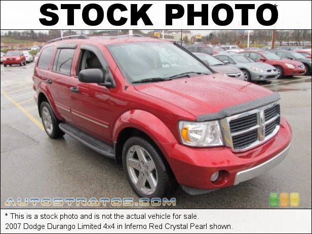 Stock photo for this 2007 Dodge Durango Limited 4x4 5.7 Liter HEMI OHV 16-Valve V8 5 Speed Automatic