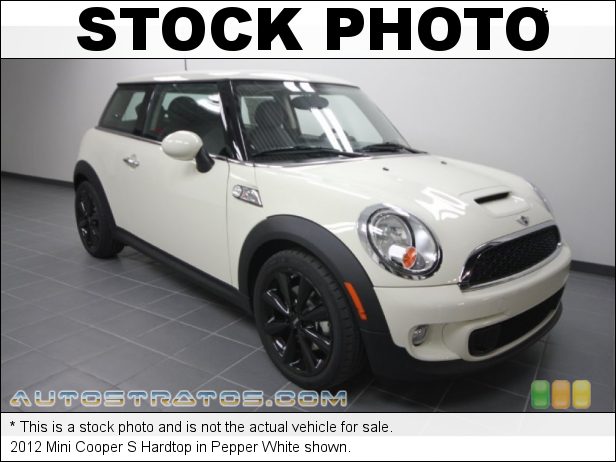 Stock photo for this 2012 Mini Cooper S 1.6 Liter DI Twin-Scroll Turbocharged DOHC 16-Valve VVT 4 Cylind 6 Speed Steptronic Automatic