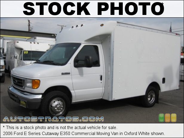Stock photo for this 2006 Ford E Series Cutaway E350 Commercial 6.0 Liter OHV 32-Valve Power Stroke Turbo-Diesel V8 5 Speed Automatic