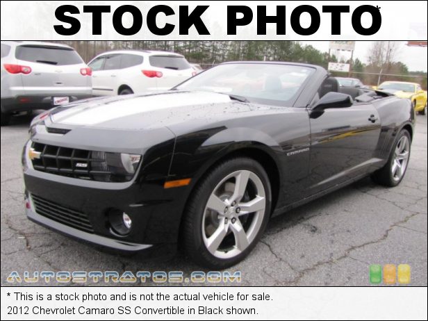 Stock photo for this 2012 Chevrolet Camaro SS Convertible 6.2 Liter OHV 16-Valve V8 6 Speed TAPshift Automatic
