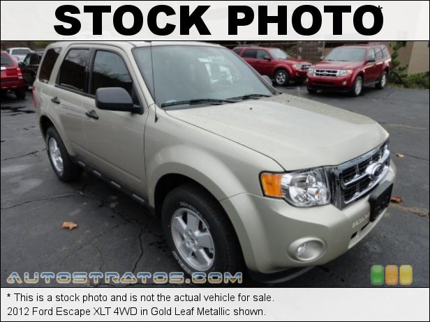 Stock photo for this 2012 Ford Escape XLT 4WD 2.5 Liter DOHC 16-Valve Duratec 4 Cylinder 6 Speed Automatic