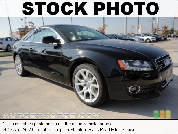 Stock photo for this 2012 Audi A5 2.0T quattro Coupe 2.0 Liter FSI Turbocharged DOHC 16-Valve VVT 4 Cylinder 8 Speed Tiptronic Automatic