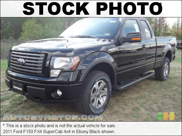 Stock photo for this 2011 Ford F150 FX4 SuperCab 4x4 5.0 Liter Flex-Fuel DOHC 32-Valve Ti-VCT V8 6 Speed Automatic