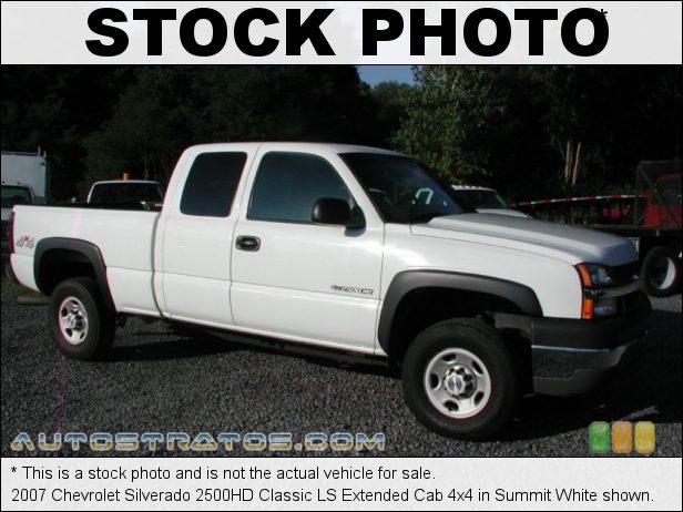 Stock photo for this 2007 Chevrolet Silverado 2500HD Classic Extended Cab 4x4 6.0 Liter OHV 16-Valve VVT Vortec V8 4 Speed Automatic