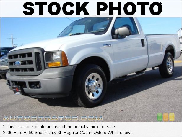 Stock photo for this 2005 Ford F250 Super Duty XL Regular Cab 5.4 Liter SOHC 24 Valve Triton V8 5 Speed Automatic