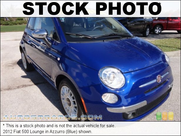 Stock photo for this 2012 Fiat 500 Lounge 1.4 Liter SOHC 16-Valve MultiAir 4 Cylinder 5 Speed Manual