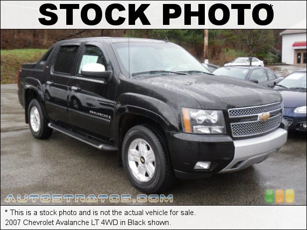 Stock photo for this 2007 Chevrolet Avalanche LT 4WD 5.3 Liter Flex-Fuel OHV 16V Vortec V8 4 Speed Automatic
