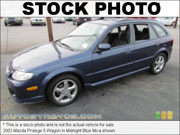 Stock photo for this 2002 Mazda Protege 5 Wagon 2.0 Liter DOHC 16V 4 Cylinder 5 Speed Manual