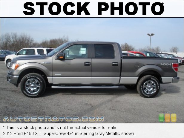 Stock photo for this 2012 Ford F150 XLT SuperCrew 4x4 3.5 Liter EcoBoost DI Turbocharged DOHC 24-Valve Ti-VCT V6 6 Speed Automatic