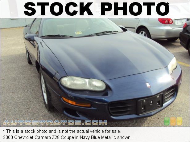 Stock photo for this 2000 Chevrolet Camaro Z28 Coupe 5.7 Liter OHV 16-Valve LS1 V8 4 Speed Automatic