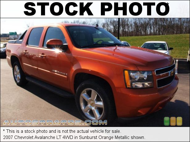 Stock photo for this 2007 Chevrolet Avalanche LT 4WD 5.3 Liter Flex-Fuel OHV 16V Vortec V8 4 Speed Automatic