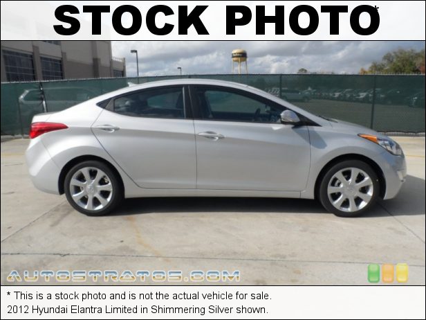Stock photo for this 2012 Hyundai Elantra Limited 1.8 Liter DOHC 16-Valve D-CVVT 4 Cylinder 6 Speed Shiftronic Automatic