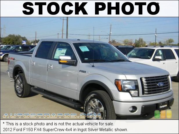 Stock photo for this 2012 Ford F150 FX4 SuperCrew 4x4 5.0 Liter Flex-Fuel DOHC 32-Valve Ti-VCT V8 6 Speed Automatic