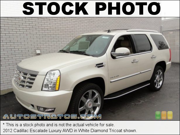 Stock photo for this 2012 Cadillac Escalade Luxury AWD 6.2 Liter OHV 16-Valve Flex-Fuel V8 6 Speed Automatic
