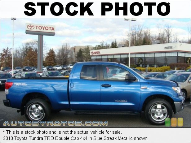 Stock photo for this 2010 Toyota Tundra Double Cab 4x4 5.7 Liter i-Force DOHC 32-Valve Dual VVT-i V8 6 Speed ECT-i Automatic