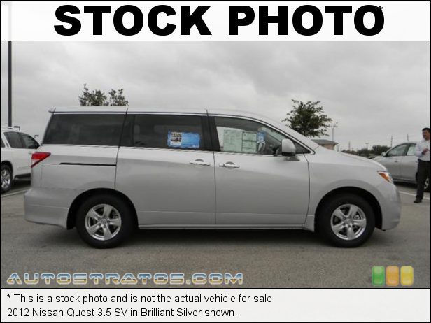 Stock photo for this 2012 Nissan Quest 3.5 3.5 Liter DOHC 24-Valve CVTCS V6 Xtronic CVT Automatic