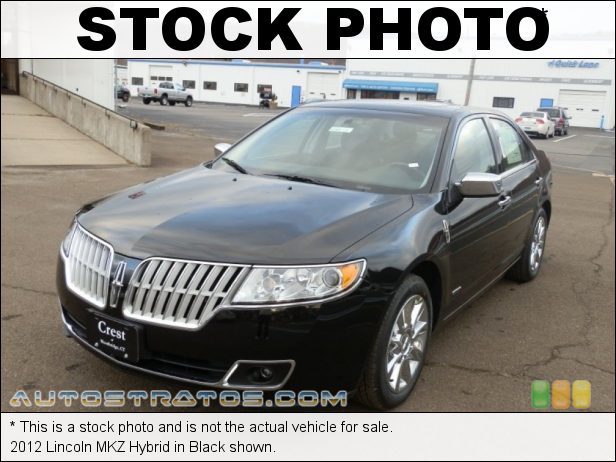 Stock photo for this 2012 Lincoln MKZ Hybrid 2.5 Liter Atkinson Cycle DOHC 16-Valve iVCT 4 Cylinder Gasoline/ e-CVT Automatic