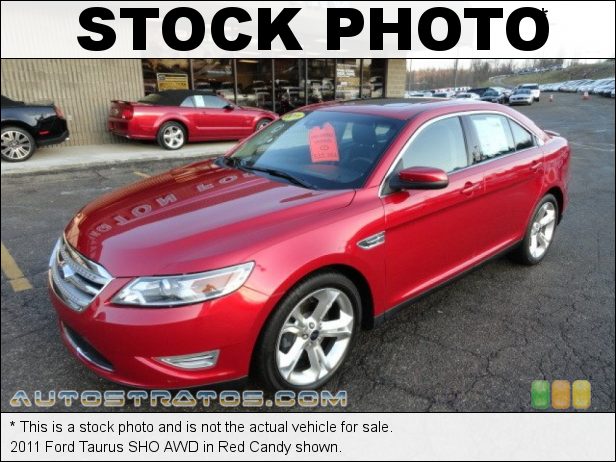 Stock photo for this 2011 Ford Taurus SHO AWD 3.5 Liter GTDI EcoBoost Twin-Turbocharged DOHC 24-Valve VVT V6 6 Speed SelectShift Automatic