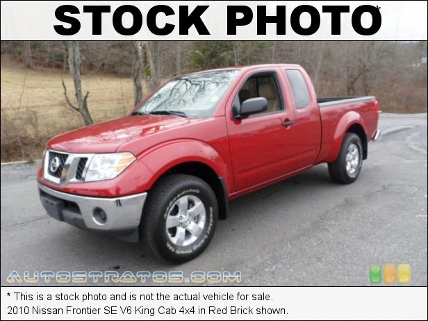 Stock photo for this 2010 Nissan Frontier King Cab 4x4 4.0 Liter DOHC 24-Valve CVTCS V6 5 Speed Automatic