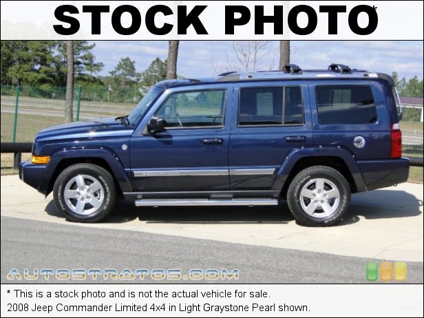 Stock photo for this 2008 Jeep Commander Limited 4x4 4.7 Liter OHV 12V PowerTech V8 Multi Speed Automatic