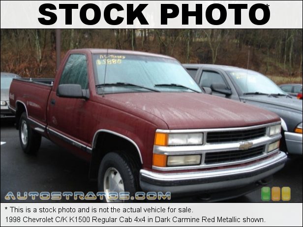 Stock photo for this 1997 Chevrolet C/K K1500 Regular Cab 4x4 5.0 Liter OHV 16-Valve V8 4 Speed Automatic