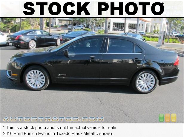 Stock photo for this 2010 Ford Fusion Hybrid 2.5 Liter DOHC 16-Valve VVT Atkinson Cycle 4 Cylinder Gasoline/E eCVT Automatic
