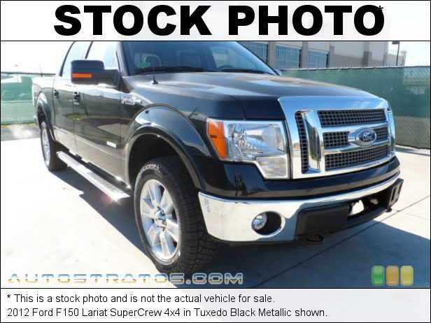 Stock photo for this 2012 Ford F150 Lariat SuperCrew 4x4 3.5 Liter EcoBoost DI Turbocharged DOHC 24-Valve Ti-VCT V6 6 Speed Automatic