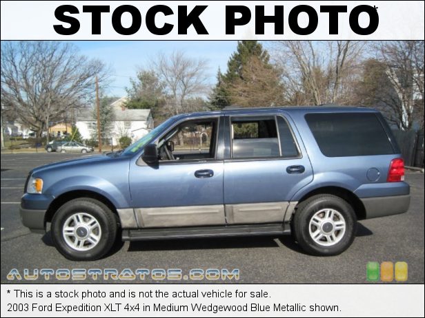 Stock photo for this 2003 Ford Expedition XLT 4x4 4.6 Liter SOHC 16-Valve Triton V8 4 Speed Automatic